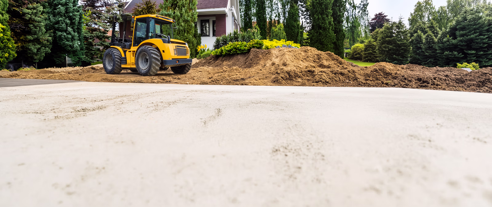 Overview of construction and landscaping projects by Sandy Creek